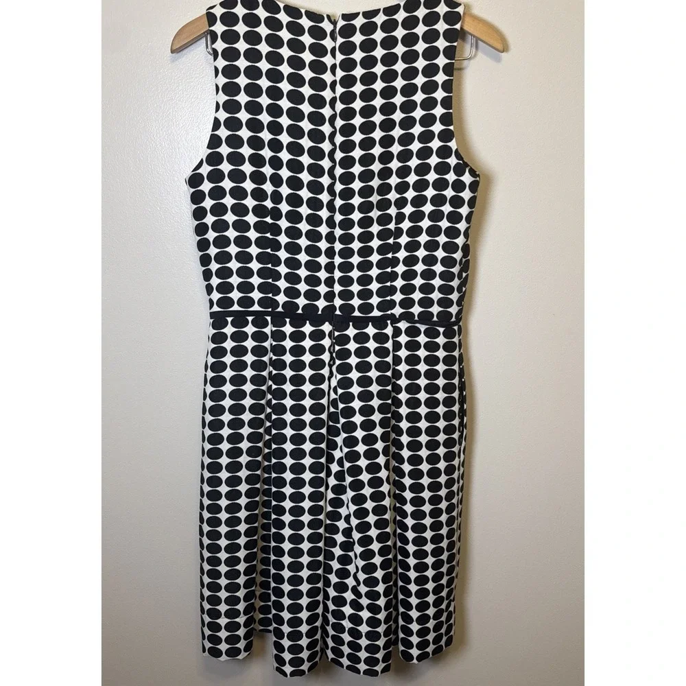 Taylor Women's Black/White Dress Size 6 Cocktail Wedding Guest Bow - Picture 1 of 11